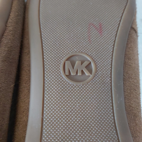 Michael Kors suede leather loafers flats brown - Picture 12 of 16